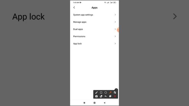 How to apps update Notification show on redmi note 8