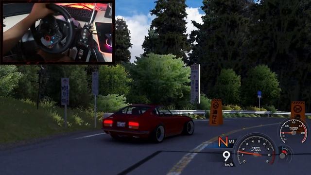 Drifting Nissan Fairlady Z in Touge | Assetto Corsa | Logitech G29 + Handbrake смотреть онлайн