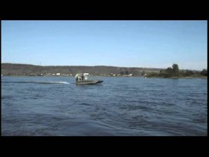 Аэролодка Пиранья-6 с большой грузовой площадкой. Испытания