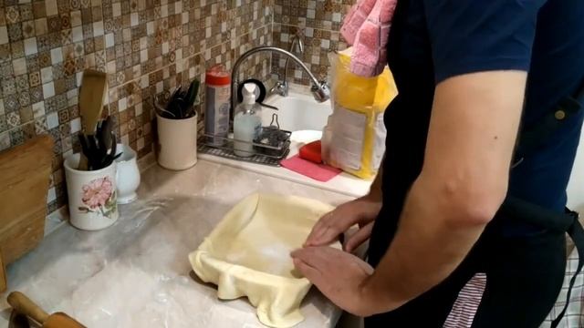 Губадия.  Пирог с рисом и изюмом (татарское национальное блюдо)