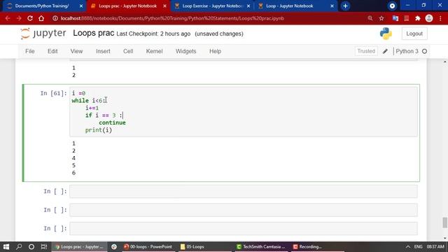 #30 - Loop Control Statements | Python Coding | Free Online Python Course | Python Loop Programming