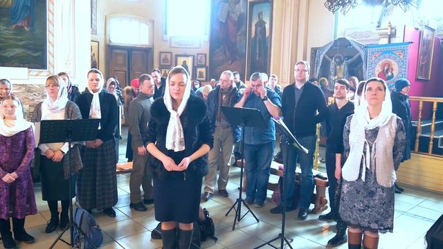 Архиерейский хор Покровского кафедрального собора г.Барнаула. Видеозапись Богослужения.