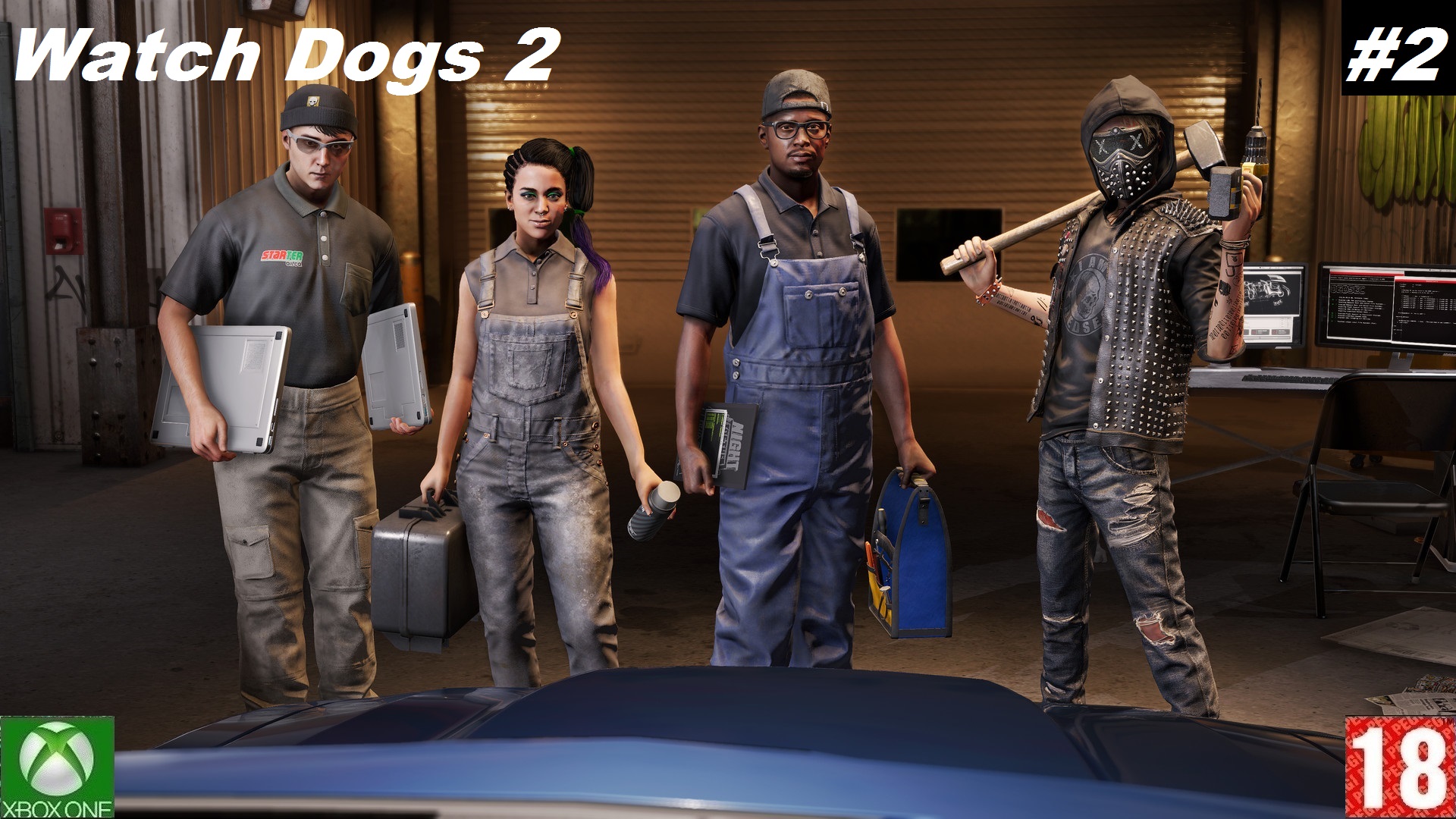 Watch Dogs 2 (Xbox One) - Прохождение #2. (без комментариев)