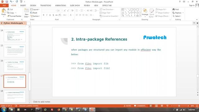 Packages in Python | Python Programming videos | Python Tutorial | Prwatech