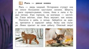 "Звери (млекопитающие)", Окружающий мир 1 класс ч.1, с.76-80, Школа XXI век.