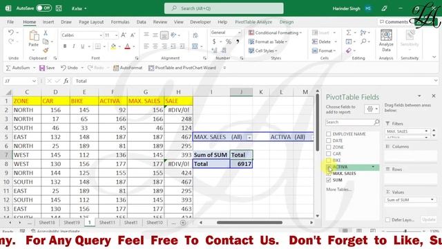 Advanced Pivot Table Options in Excel | Pivot Table in Excel | Pivot Table | Part-1