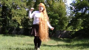 Златовласка ☀️. Очень длинные волосы. Золотая