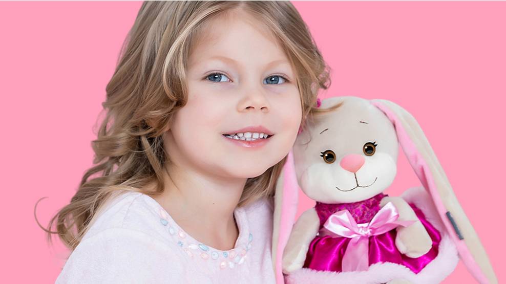 Мягкая игрушка зайка Jack&Lin