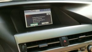 Bluetooth pairing on Lexus rx450h 2010