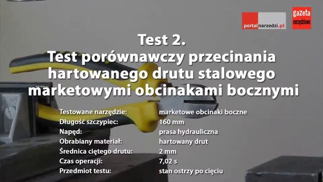 Test obcinaków bocznych firmy NWS (134-69-160) смотреть онлайн