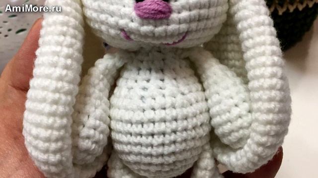 Амигуруми: схема Заюшки. Игрушки вязаные крючком - Free crochet patterns. смотреть онлайн