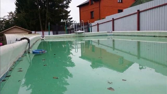 Очистка воды в бассейне Тайм Лапс/timelapse pool water treatment смотреть онлайн