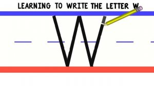 Write the Letter W