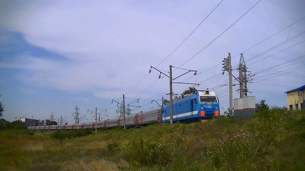 ЭП1М-668 с поездом №534 Москва - Адлер смотреть онлайн
