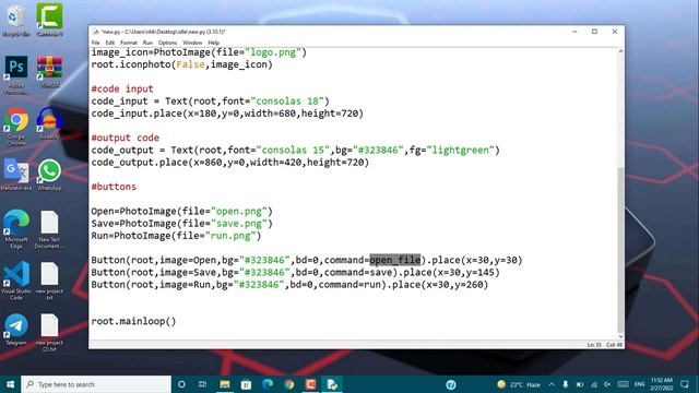 Create your Own Python IDLE | GUI Tkinter Project