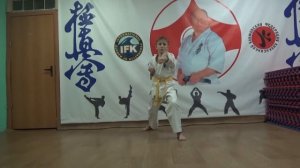 Весь кихон 10 кю каратэ Киокусинкай. Удары, блоки, стойки, перемещения.