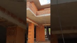 делаем парапет из полнотелого кирпича