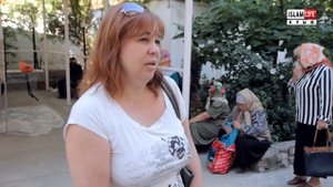Раздача мяса Курбан, ассоциация "Созидание", Крым