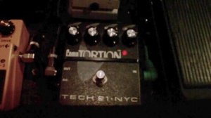 Tech 21 CompTortion Pedal, Distortion Compressor, 1966 Fender Pro Reverb amp