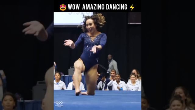 Reverse Mod Katelyn Ohashi Gymnastics And Dancing On Floor