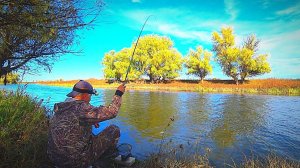 РЫБАЛКА. КЛЮЁТ ТОЛЬКО ЗАКИНЬ. Осенняя разведка на мотоцикле. .