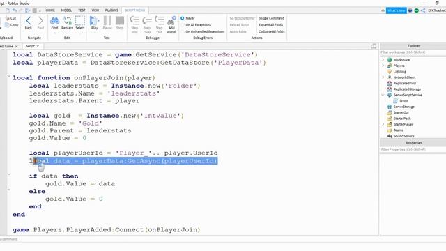 Roblox Studio Tutorial: How to Save Data смотреть онлайн