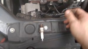Лада гранта фл. Свечи зажигания спустя два года.