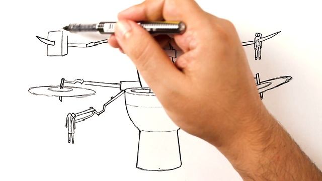 Как нарисовать Летающий Скибидист с пилой и иголками | Скибиди туалет смотреть онлайн