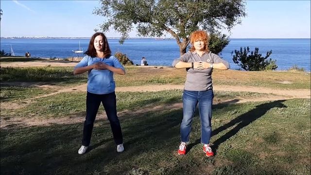 Цигун у моря - практика динамических упражнений Чжун Юань Цигун смотреть онлайн