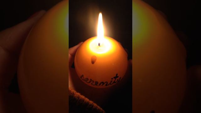 Serenity candle blessed in church during Easter religious ceremony | Positive Words Research