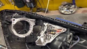 В 6 раз улучшили свет!!! Замена линз в фарах Hyundai Santa Fe на диодные 2х чиповые MTF