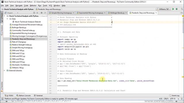 #3# Stock Technical Analysis with Python (Stock Technical Indicators Overview) смотреть онлайн