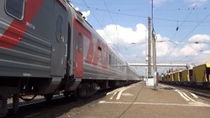 Отправление ЭП1М-765 с поездом №143 Кисловодск — Москва