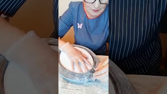 Декор часов. Имитация черненого серебра
