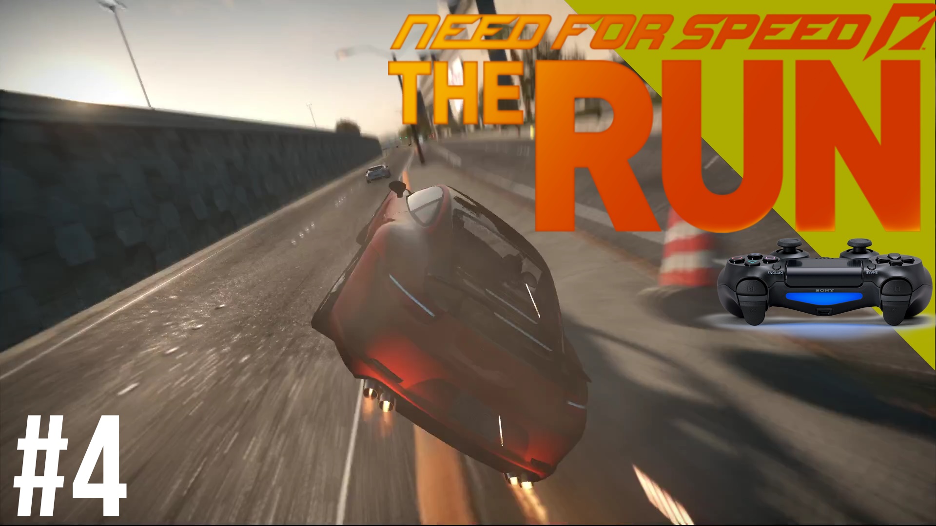 Need For Speed - the RUN #4 LAS VEGAS | Porsche Carrera S - Позиция в гонке 139 | Dualshock 4