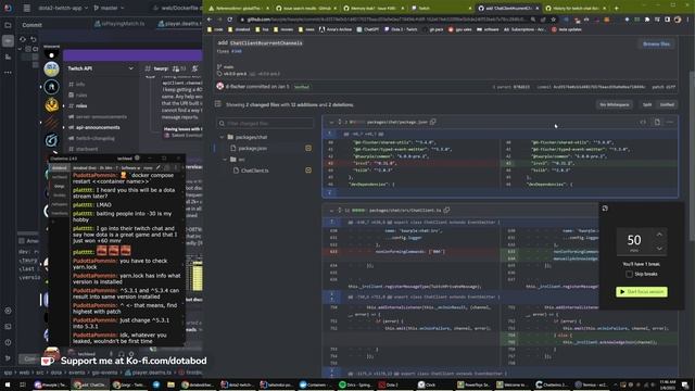 short strim, typescript development