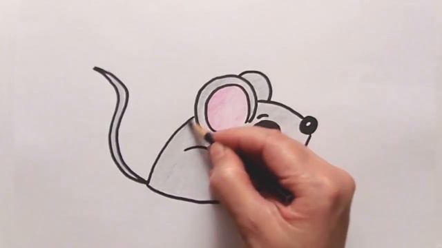 Как Нарисовать Крысу?Символ 2020 года?Как нарисовать Мышку?How to Draw a Mouse смотреть онлайн