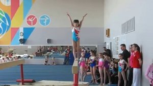 Nastya Unzhakova 9 years old Balance Beam. Настя Унжакова 9 лет бревно