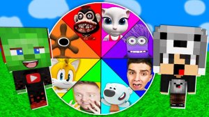 ЗОМБАК НАШЕЛ КОЛЕСО ФОРТУНЫ В МАЙНКРАФТ