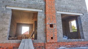 Дом из керамзитобетонных блоков, построенный своими руками