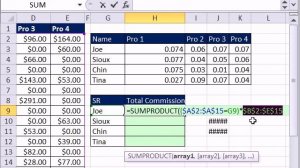 Excel Magic Trick 708: Lookup Multiplying -- SUMPRODUCT, Boolean, & INDEX MATCH solution