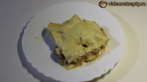 Лазанья с фаршем - lasagne