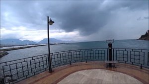 Турция: Аланья в январе. Погода в городе. Жара +25. Дожди и грозы.