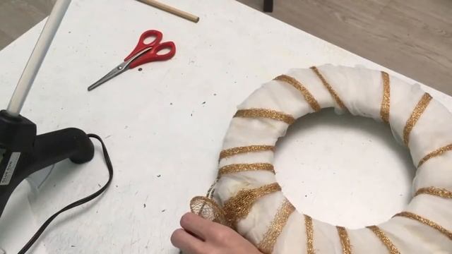 Новогодний венок своими руками смотреть онлайн