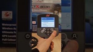Minelab CTX 3030- Настройки за местоположението