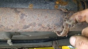 mitsubishi outlander - Замена гофры.