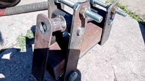 Самодельный дисковый окучник с лапами(плоскорезами) для самодельного мотоблокаdisk.Hiller