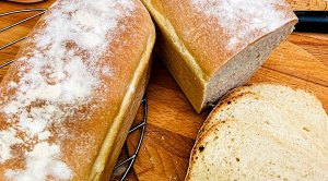 Ароматный домашний хлеб. Всего 3 г свежих дрожжей!