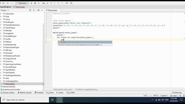 PASSWORD CRACKER in PYTHON with 5 Lines of Code смотреть онлайн