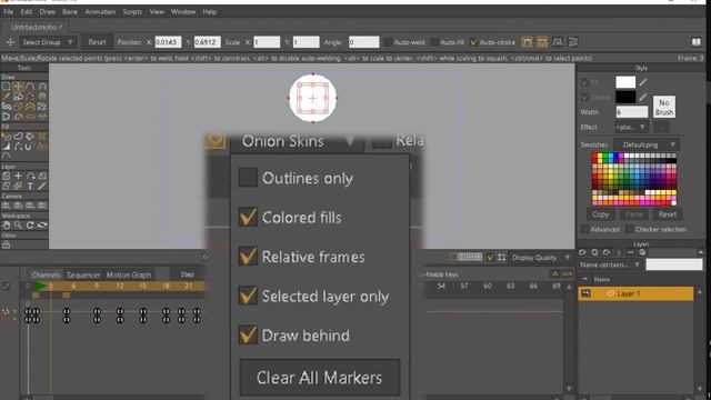 Что это такое? Это прыгающий мяч :) в Moho | урок 01 анимация смотреть онлайн